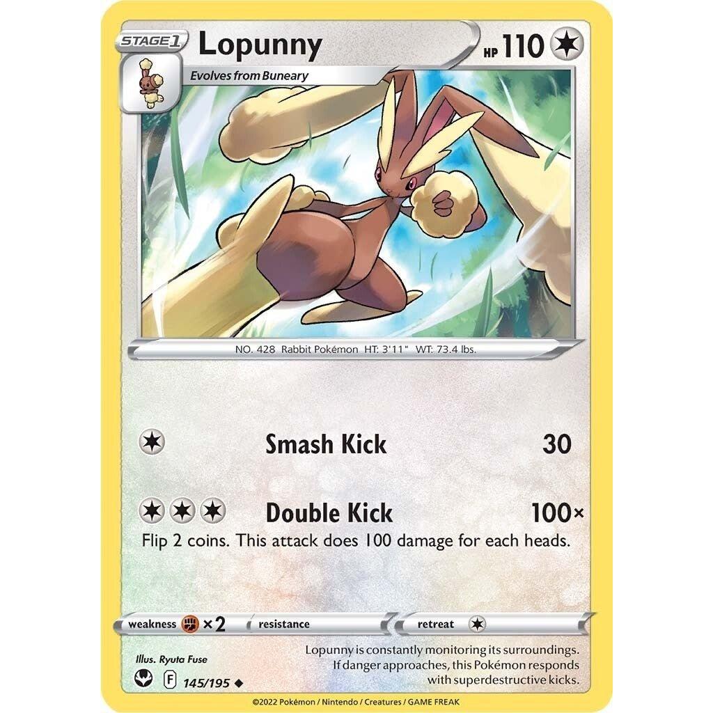The Pokemon Company Lopunny (145/195) (SWSH12: Silver Tempest) by LAB7 Malta, Europe