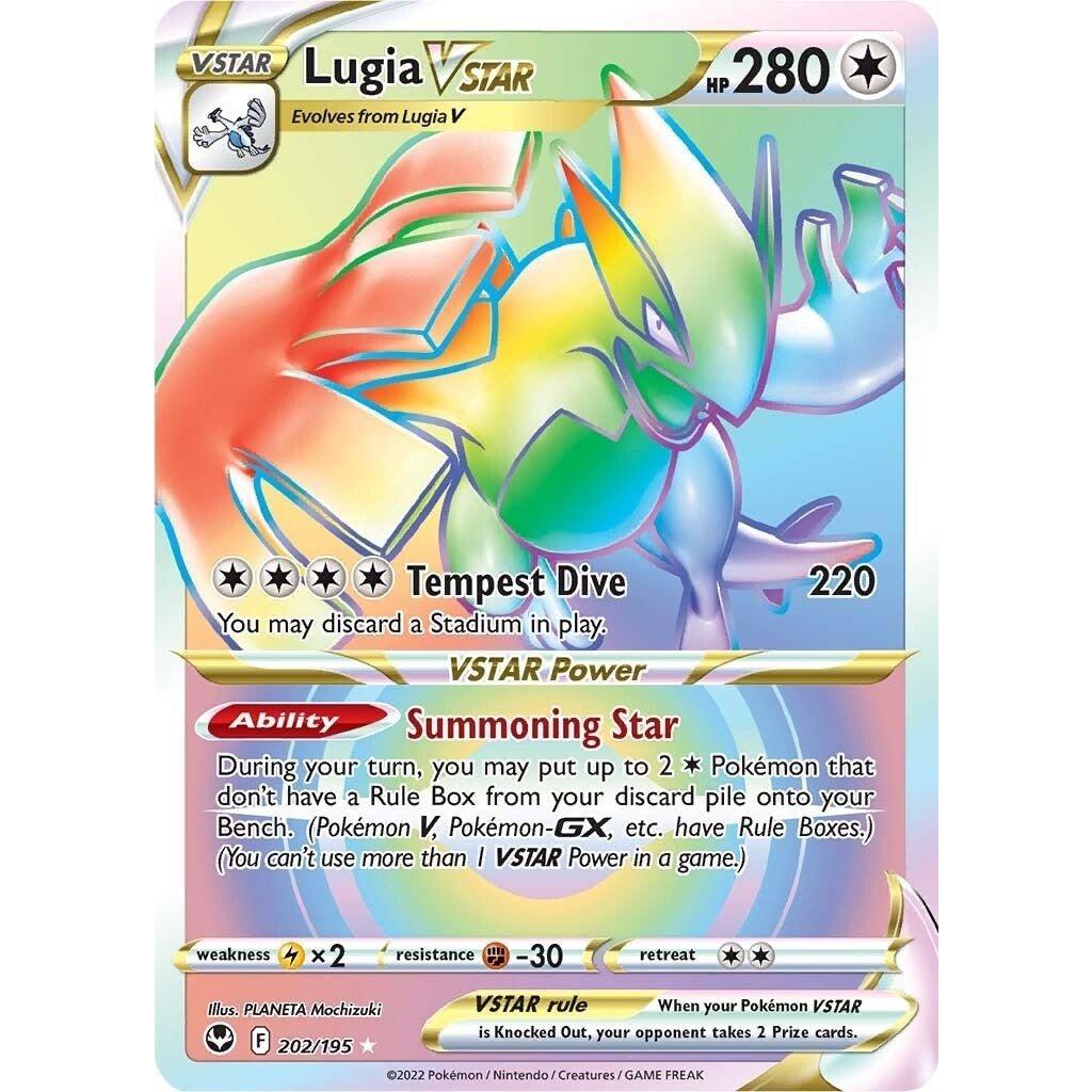 The Pokemon Company Lugia VSTAR (Secret) (202) (202/195) (SWSH12: Silver Tempest) by LAB7 Malta, Europe