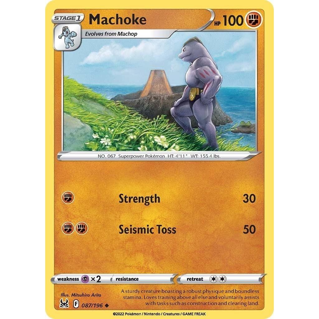 Pokemon Machoke (087/196) (SWSH11: Lost Origin) by LAB7 Malta, Europe