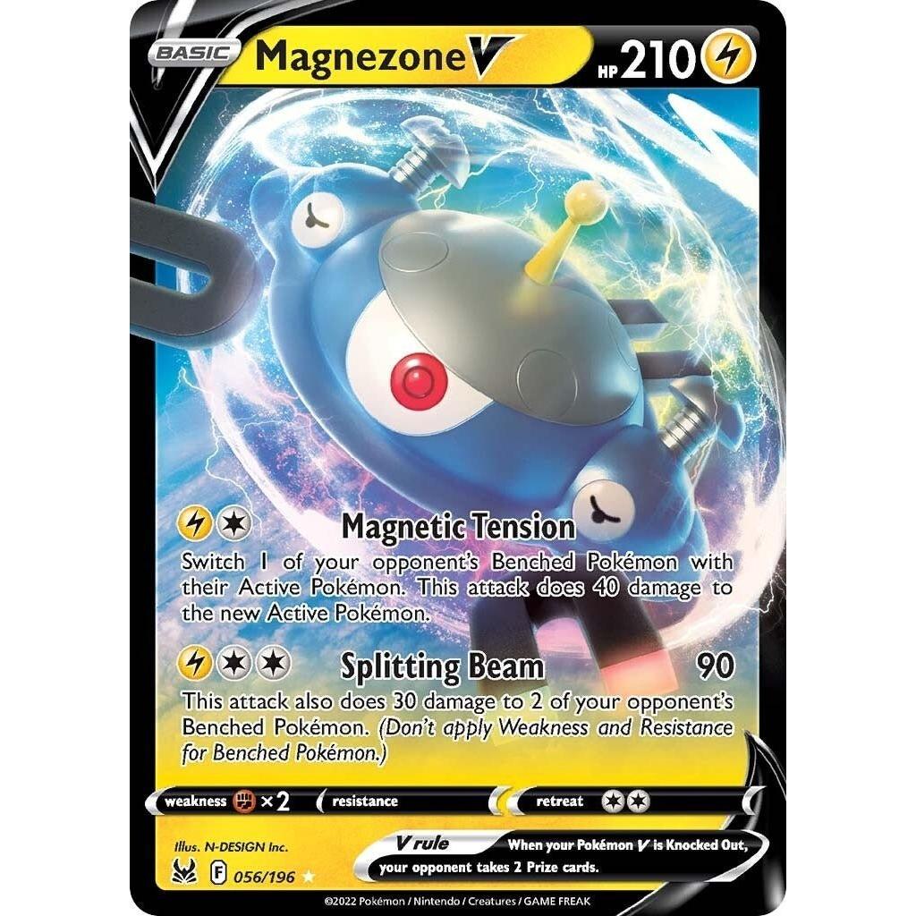 Pokemon Magnezone V (056/196) (SWSH11: Lost Origin) by LAB7 Malta, Europe