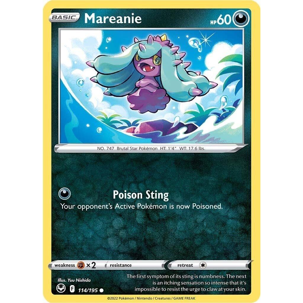 The Pokemon Company Mareanie (114/195) (SWSH12: Silver Tempest) by LAB7 Malta, Europe