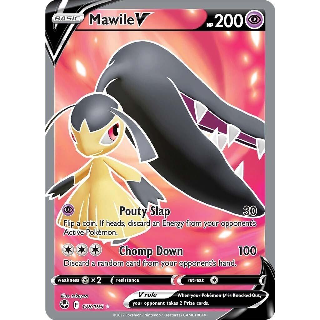 The Pokemon Company Mawile V (Full Art) (178/195) (SWSH12: Silver Tempest) by LAB7 Malta, Europe