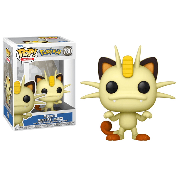Funko POKEMON - POP Games N° 780 - Meowth by LAB7 Malta, Europe