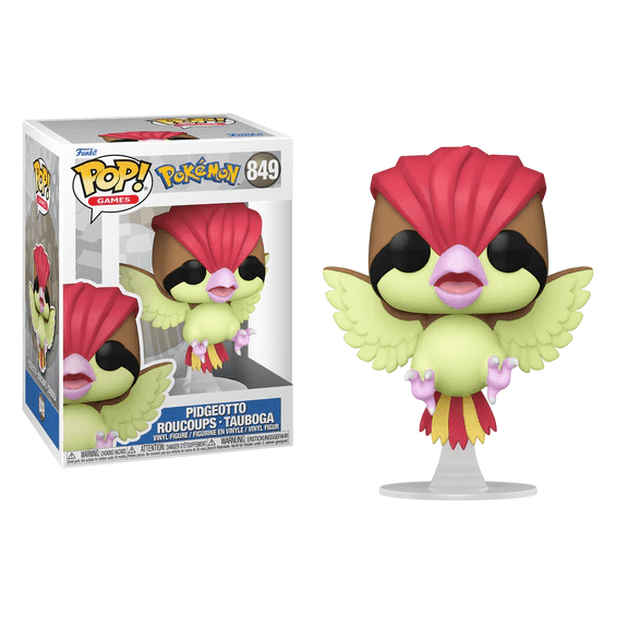 Funko Pokémon POP! Games Vinyl Figure Pidgeotto 9 cm by LAB7 Malta, Europe