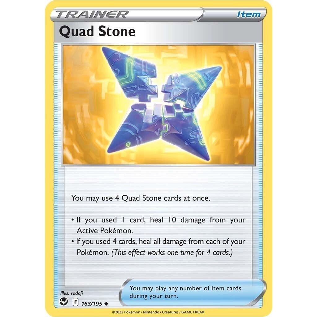 The Pokemon Company Quad Stone (163/195) (SWSH12: Silver Tempest) by LAB7 Malta, Europe