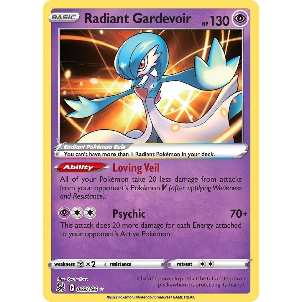 Pokemon Radiant Gardevoir (069/196) (SWSH11: Lost Origin) by LAB7 Malta, Europe