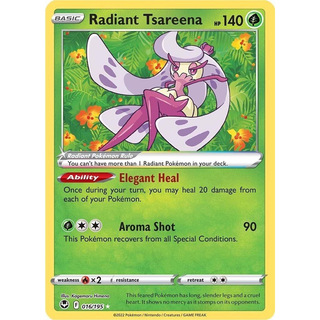 The Pokemon Company Radiant Tsareena (016/195) (SWSH12: Silver Tempest) by LAB7 Malta, Europe