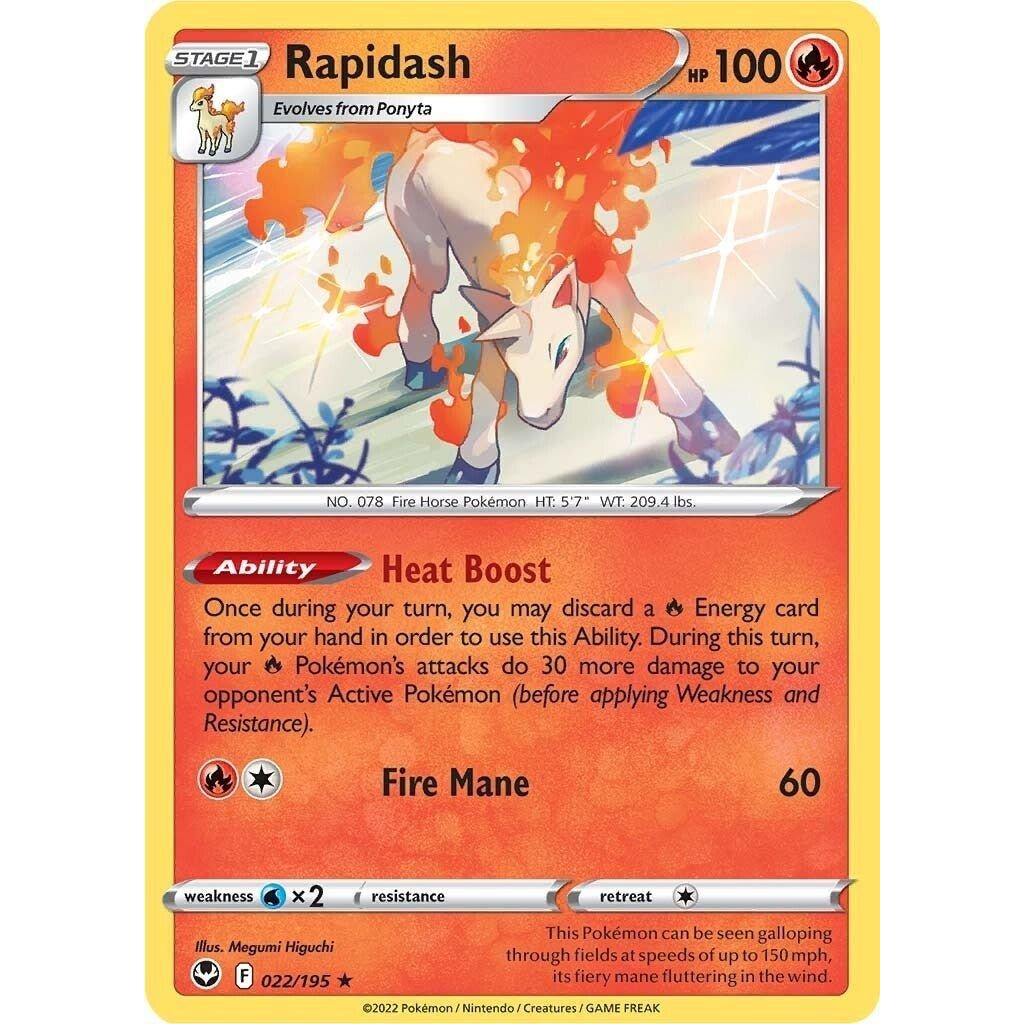 The Pokemon Company Rapidash (022/195) (SWSH12: Silver Tempest) by LAB7 Malta, Europe