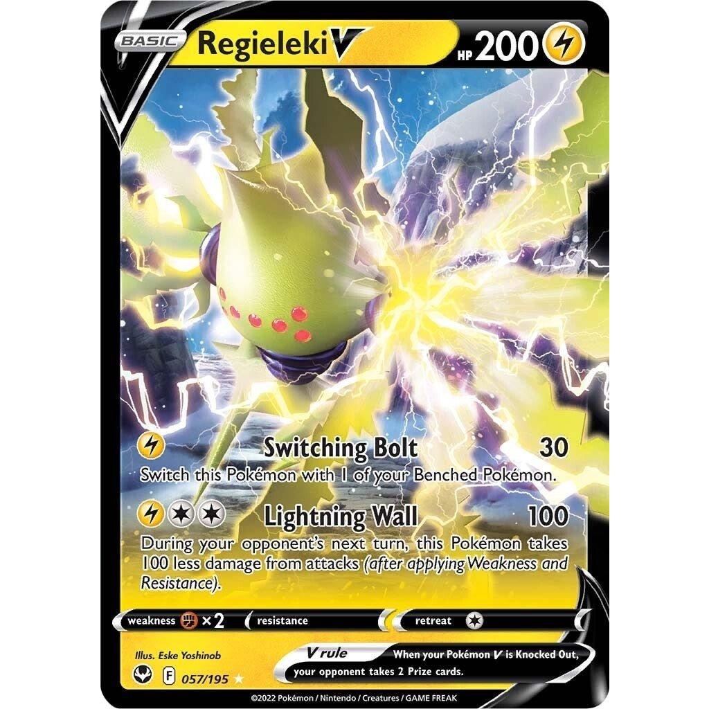 The Pokemon Company Regieleki V (057/195) (SWSH12: Silver Tempest) by LAB7 Malta, Europe