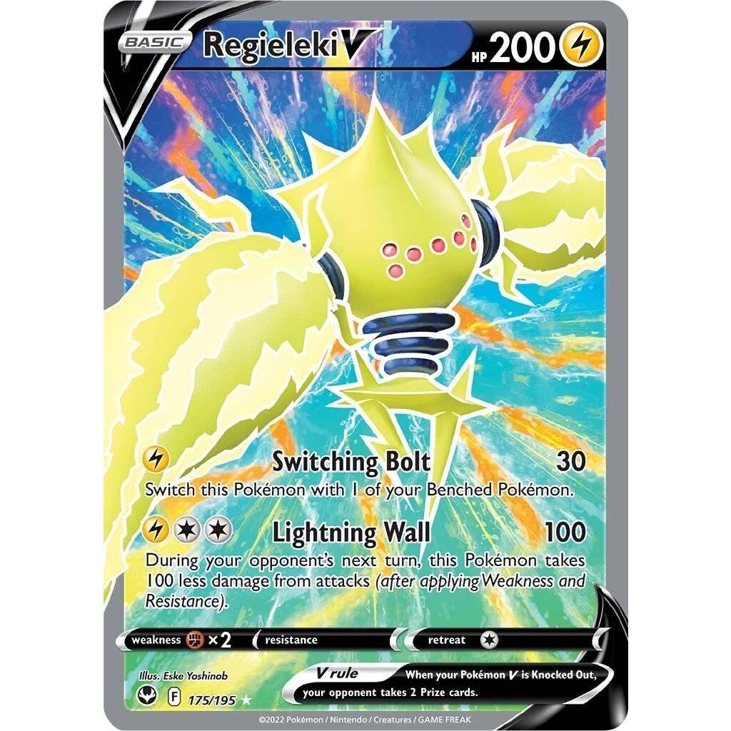 The Pokemon Company Regieleki V (Full Art) (175/195) (SWSH12: Silver Tempest) by LAB7 Malta, Europe
