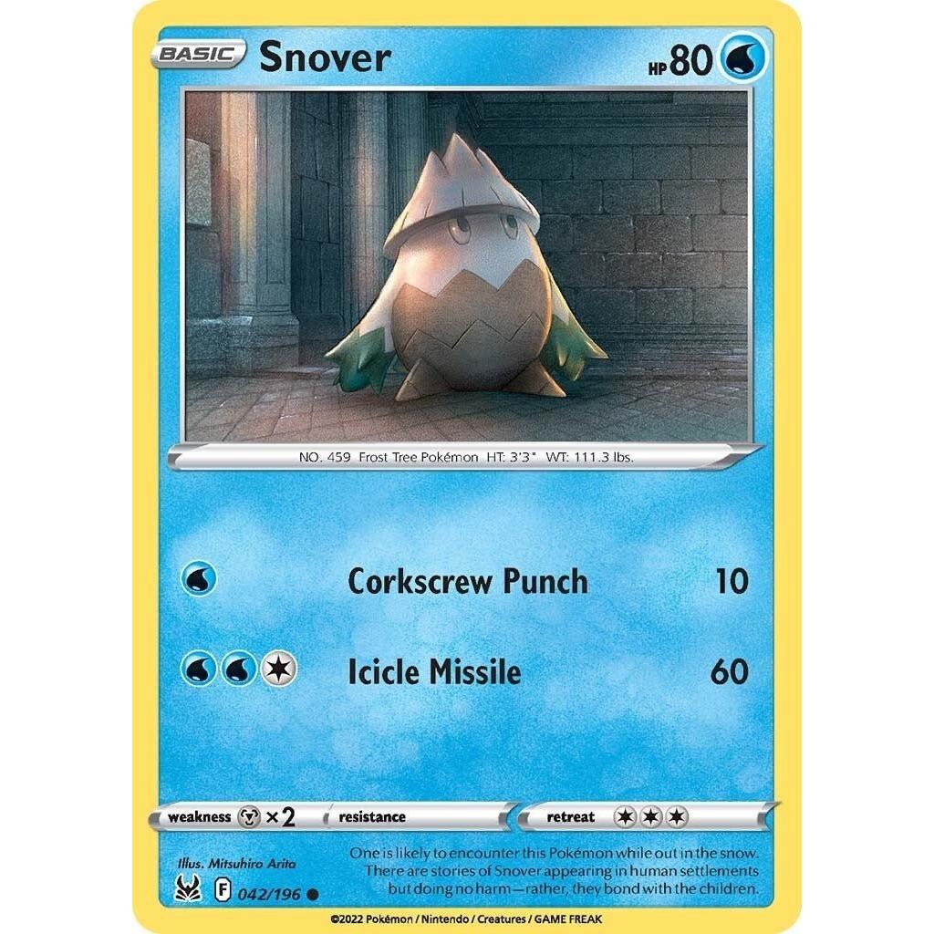 Pokemon Snover (042/196) (SWSH11: Lost Origin) by LAB7 Malta, Europe