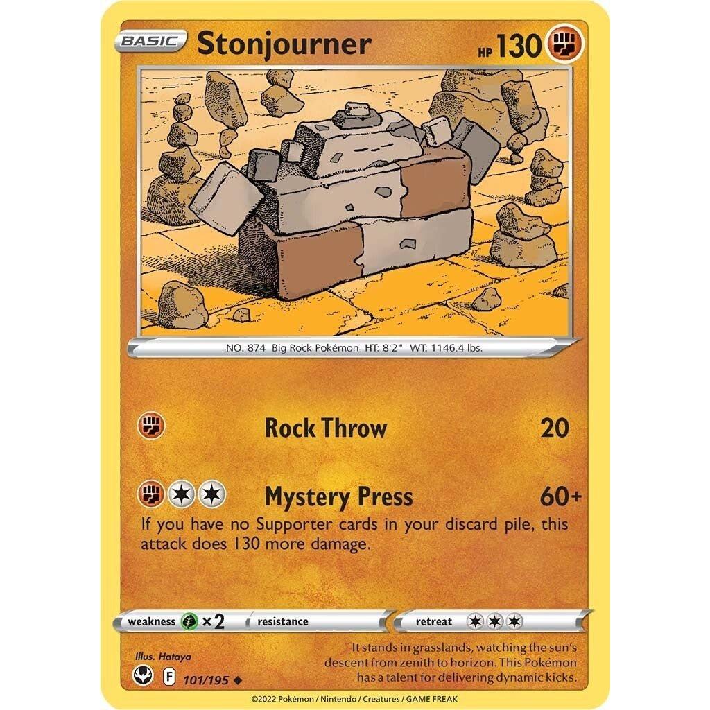 The Pokemon Company Stonjourner (101/195) (SWSH12: Silver Tempest) by LAB7 Malta, Europe