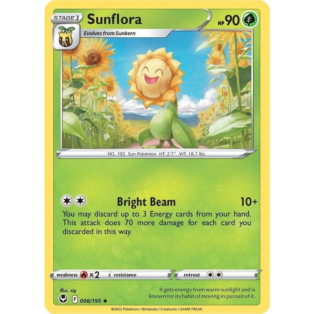 The Pokemon Company Sunflora (006/195) (SWSH12: Silver Tempest) by LAB7 Malta, Europe