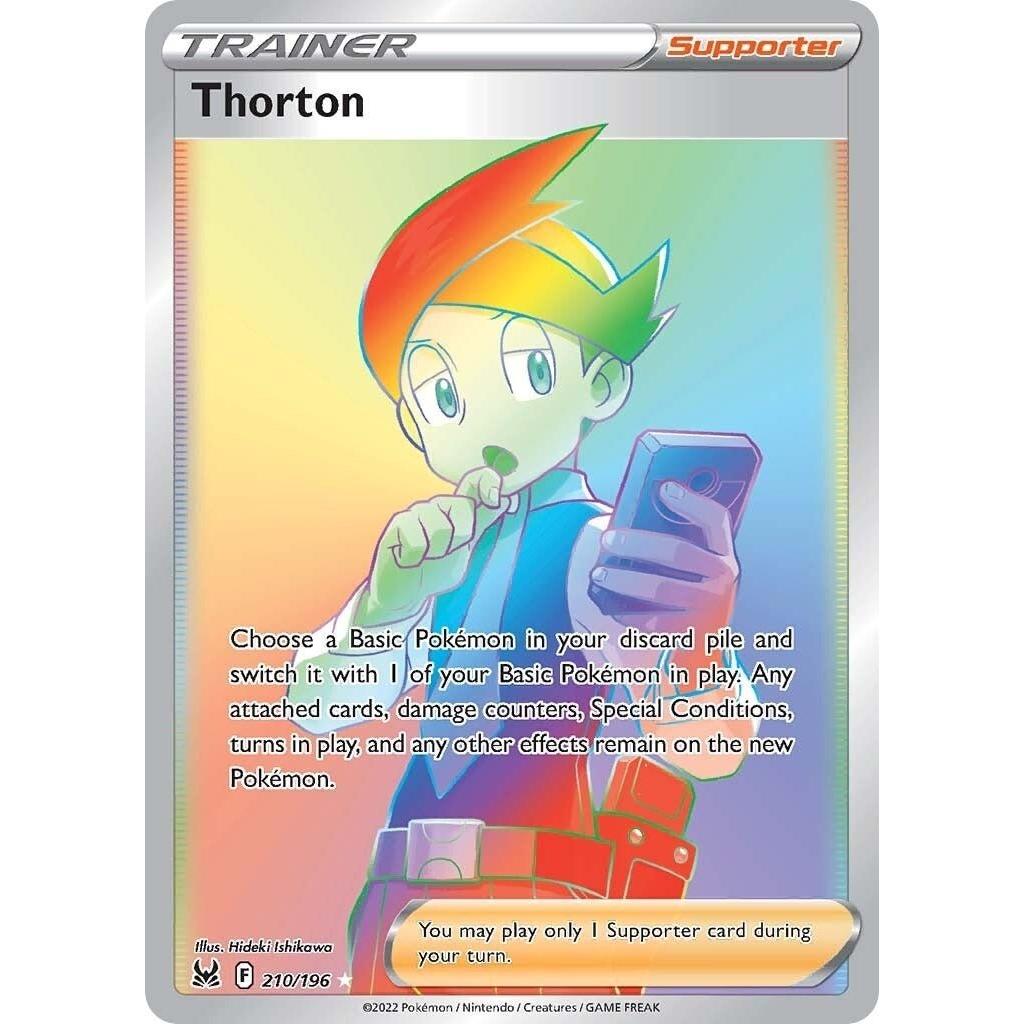 Pokemon Thorton (Secret) (210/196) (SWSH11: Lost Origin) by LAB7 Malta, Europe