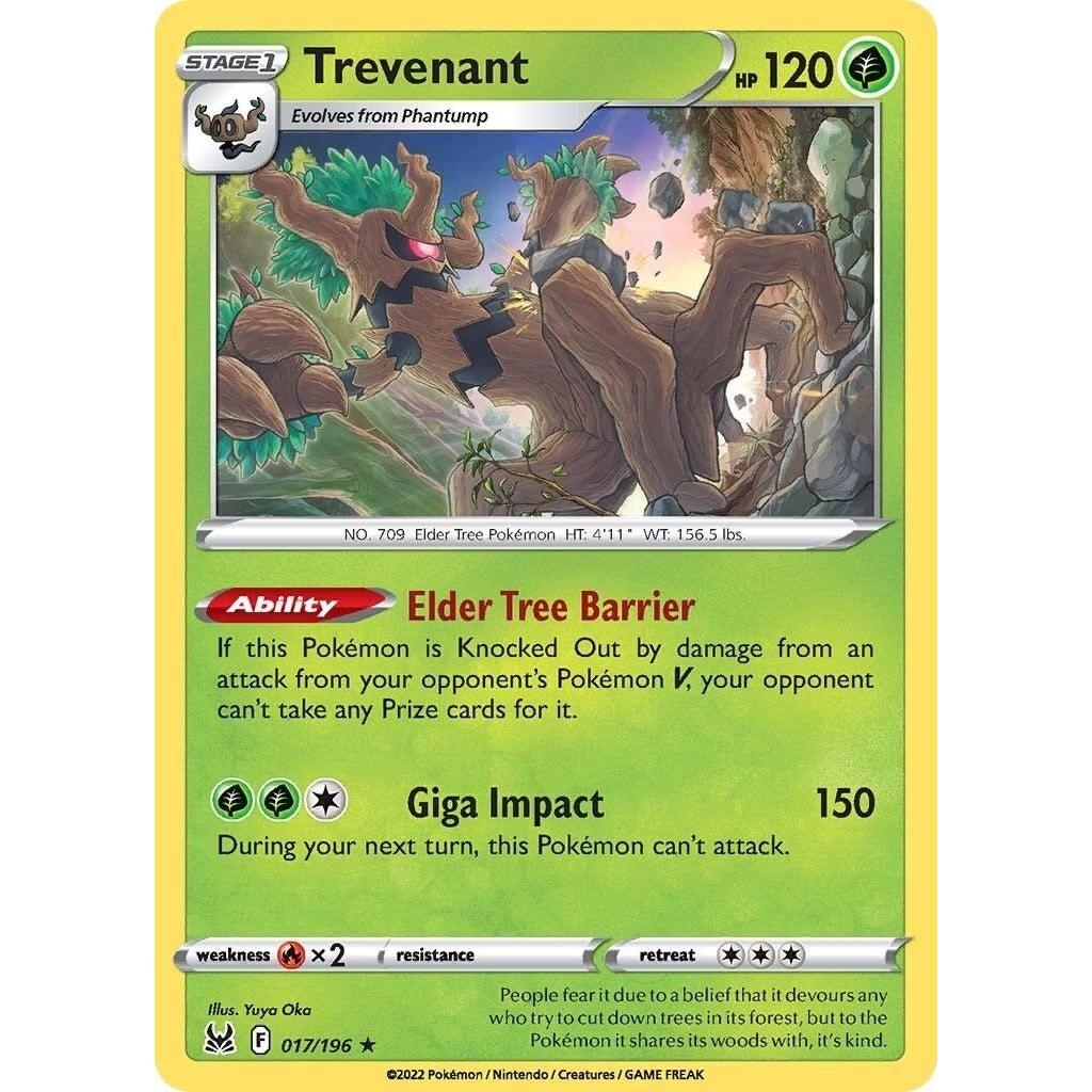 Pokemon Trevenant (017/196) (SWSH11: Lost Origin) by LAB7 Malta, Europe