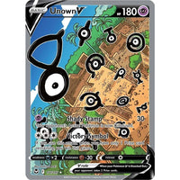 The Pokemon Company Unown V (Alternate Full Art) (177/195) (SWSH12: Silver Tempest) by LAB7 Malta, Europe
