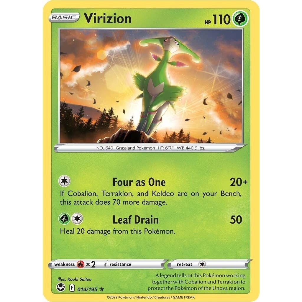 The Pokemon Company Virizion (014/195) (SWSH12: Silver Tempest) by LAB7 Malta, Europe