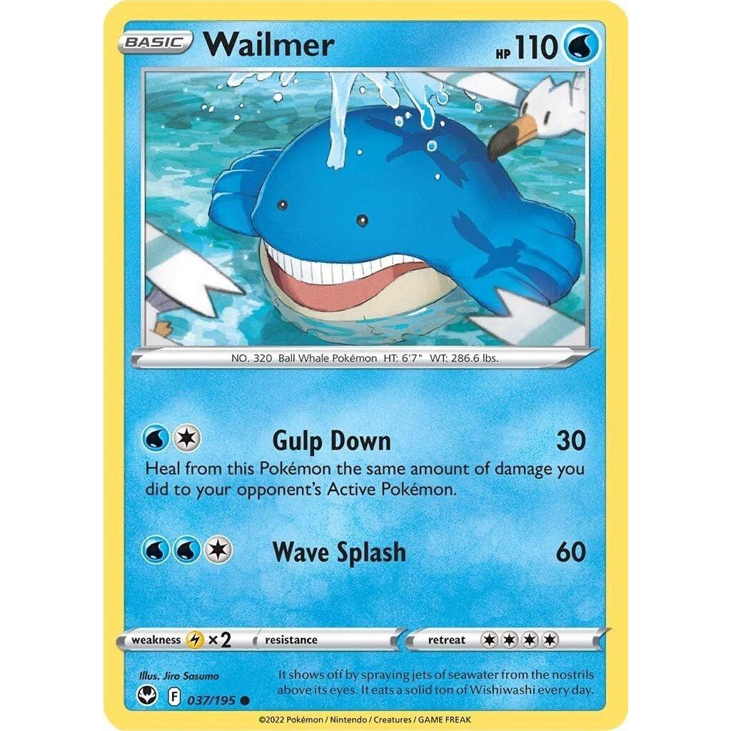 The Pokemon Company Wailmer (037/195) (SWSH12: Silver Tempest) by LAB7 Malta, Europe