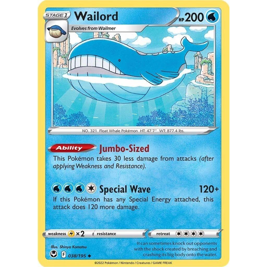 The Pokemon Company Wailord (038/195) (SWSH12: Silver Tempest) by LAB7 Malta, Europe