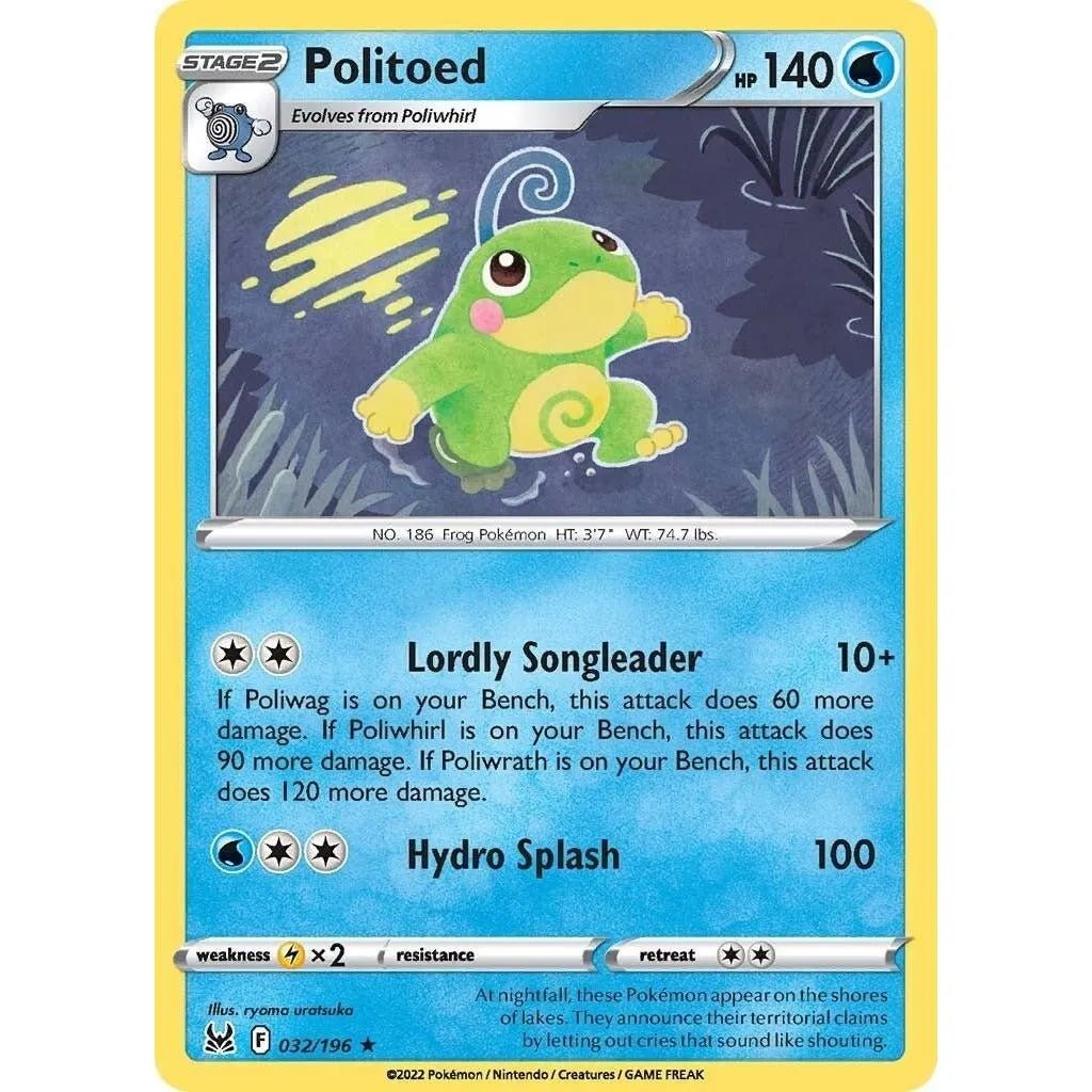 Politoed (032/196) (SWSH11: Lost Origin) in Malta | LAB7