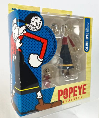 Boss Fight Studio Popeye Action Figure Wave 01 - Olive Oyl 10 - 15 cm by LAB7 Malta, Europe