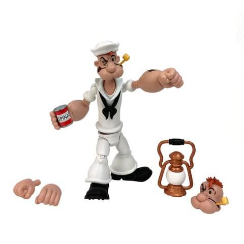 Boss Fight Studio Popeye Action Figure Wave 02 - White Sailor Suit Popeye 10 - 15 cm by LAB7 Malta, Europe