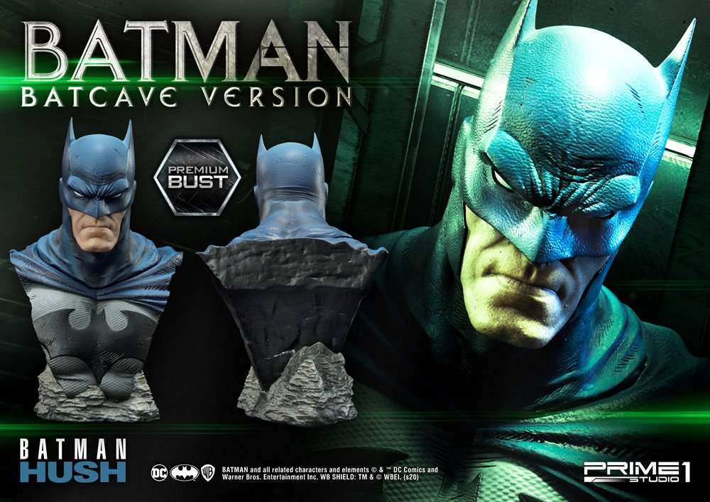 Prime 1 Studio Prime 1 Batman Hush Bust 1/3 Batman Batcave Version 20 cm by LAB7 Malta, Europe