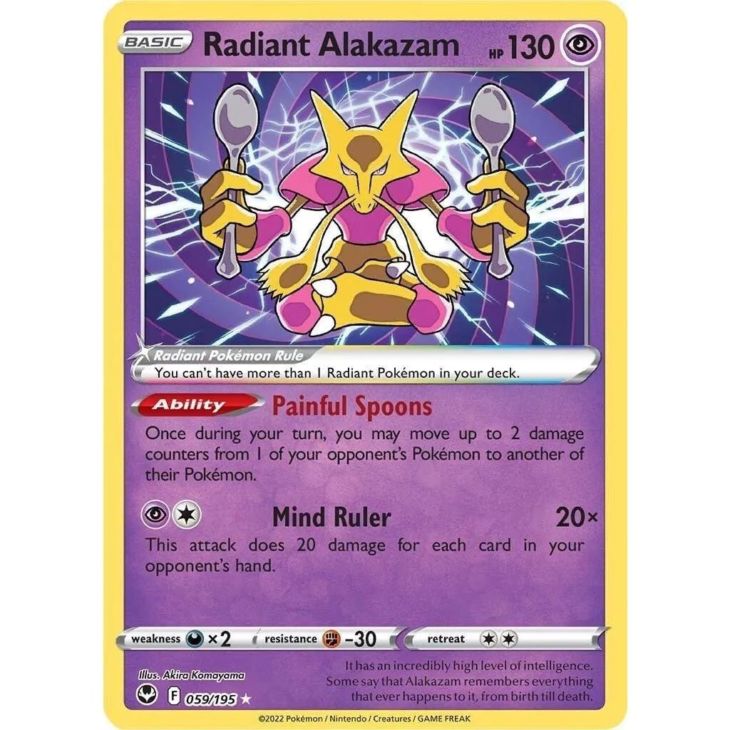 Radiant Alakazam (059/195) (SWSH12: Silver Tempest) in Malta | LAB7