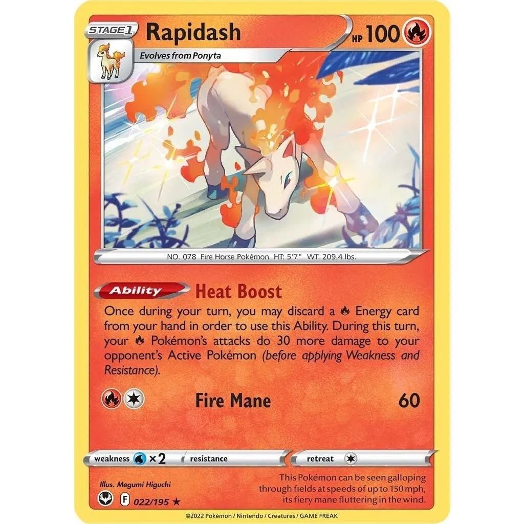 Rapidash (022/195) (SWSH12: Silver Tempest) in Malta | LAB7