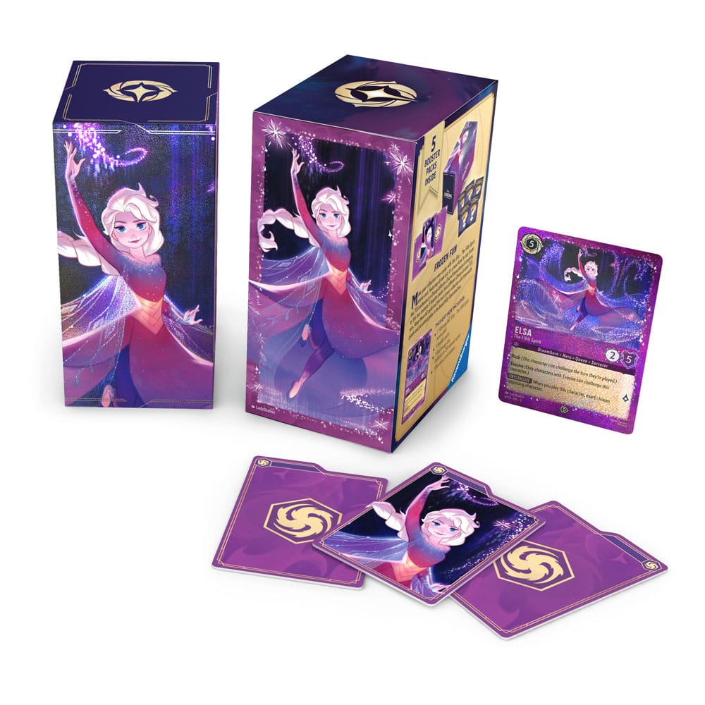 Ravensburger Disney Lorcana TCG Elsa Gift Box with Promo Card by LAB7 Malta, Europe