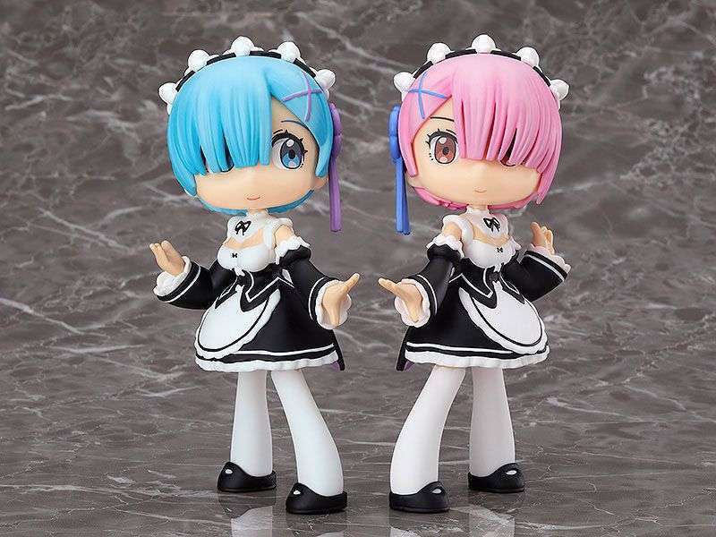LAB7 Re: Zero - Starting Life in Another World - Soft Vinyl Figures Yurumari Rem & Ram 14 cm by LAB7 Malta, Europe