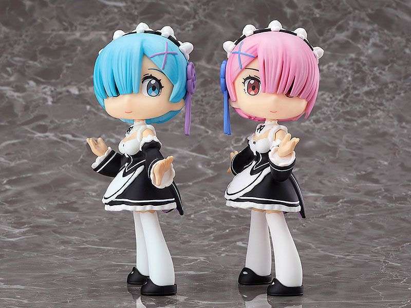 LAB7 Re: Zero - Starting Life in Another World - Soft Vinyl Figures Yurumari Rem & Ram 14 cm by LAB7 Malta, Europe