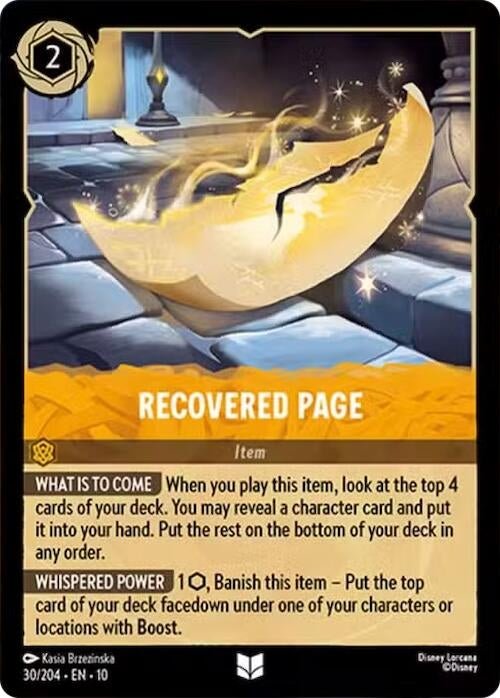 Ravensburger Recovered Page (30/204) (Whispers in the Well) by LAB7 Malta, Europe