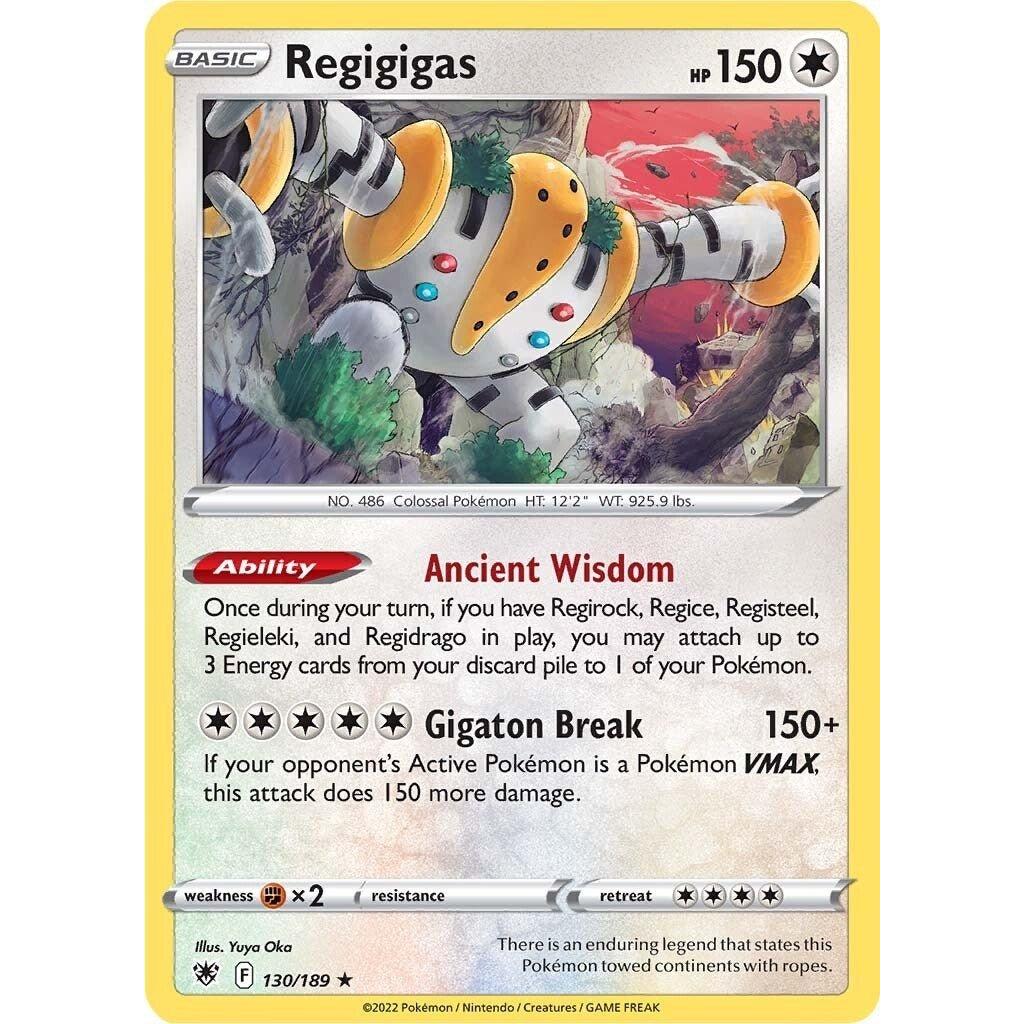 The Pokemon Company Regigigas (130/189) (SWSH10: Astral Radiance) by LAB7 Malta, Europe