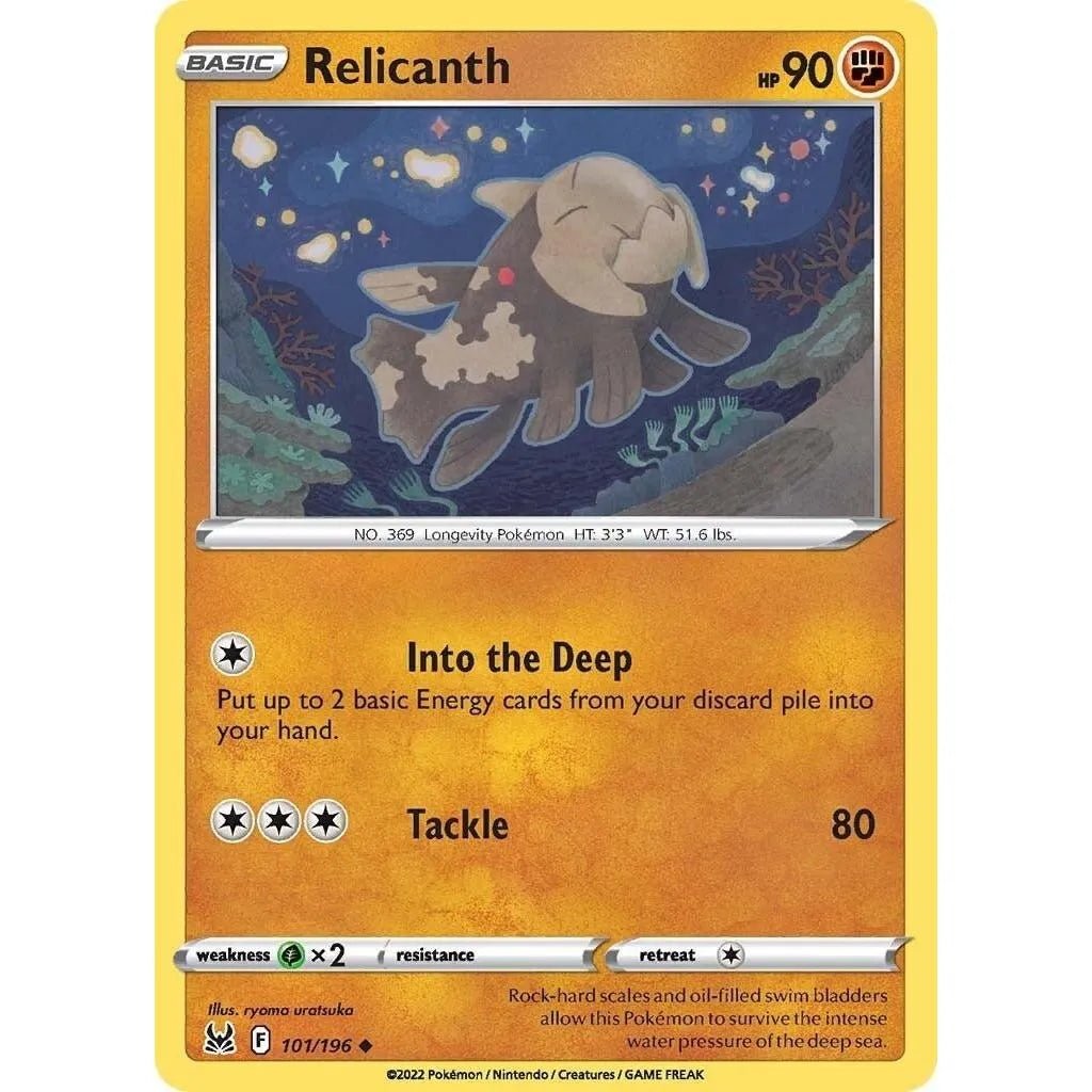 Relicanth (101/196) (SWSH11: Lost Origin) in Malta | LAB7
