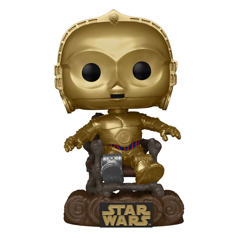 Funko Return of the Jedi 40th Anniversary POP! C3P0 in chair 609 by LAB7 Malta, Europe