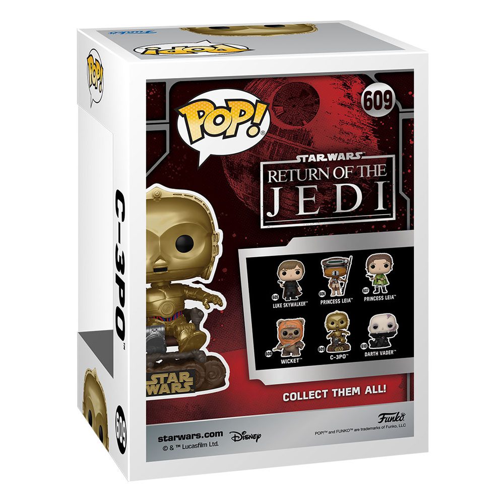 Funko Return of the Jedi 40th Anniversary POP! C3P0 in chair 609 by LAB7 Malta, Europe