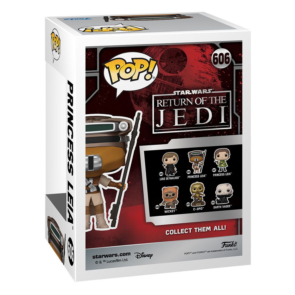 Funko Return of the Jedi 40th Anniversary POP! Vinyl Figure Leia (Boushh) 606 by LAB7 Malta, Europe