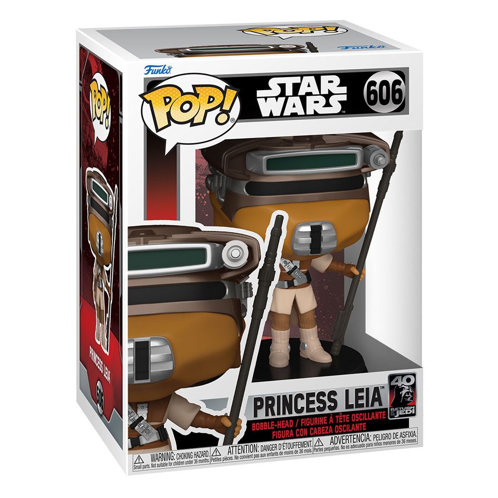 Funko Return of the Jedi 40th Anniversary POP! Vinyl Figure Leia (Boushh) 606 by LAB7 Malta, Europe