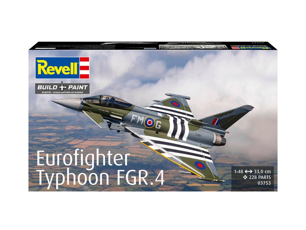 Revell Eurofighter Typhoon FGR.4 Model Kit (1:48 Scale) by LAB7 Malta, Europe