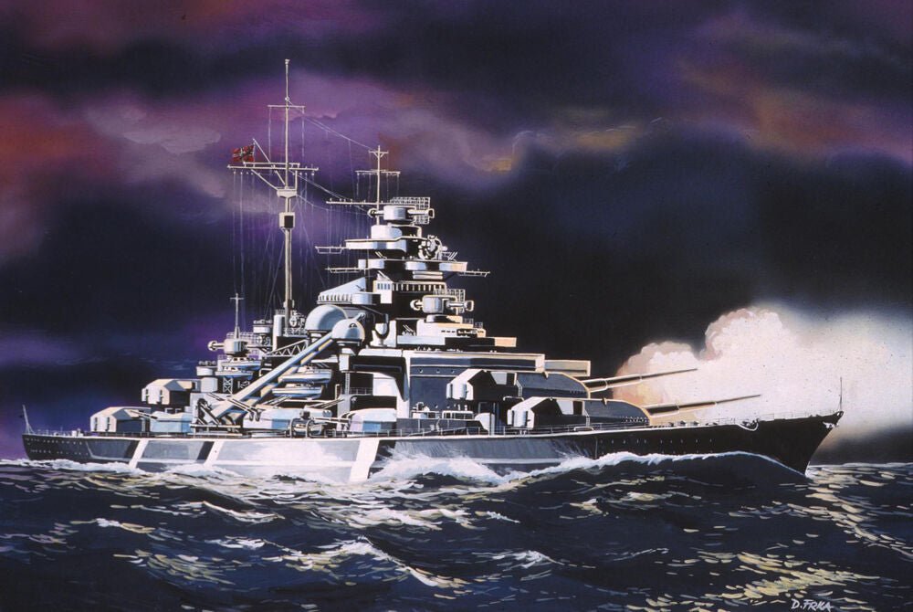 Revell Starter Kit – Bismarck (1:1200 Scale) by LAB7 Malta, Europe