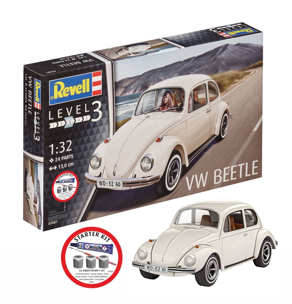 Revell Starter Kit – VW Beetle (1:32 Scale) by LAB7 Malta, Europe