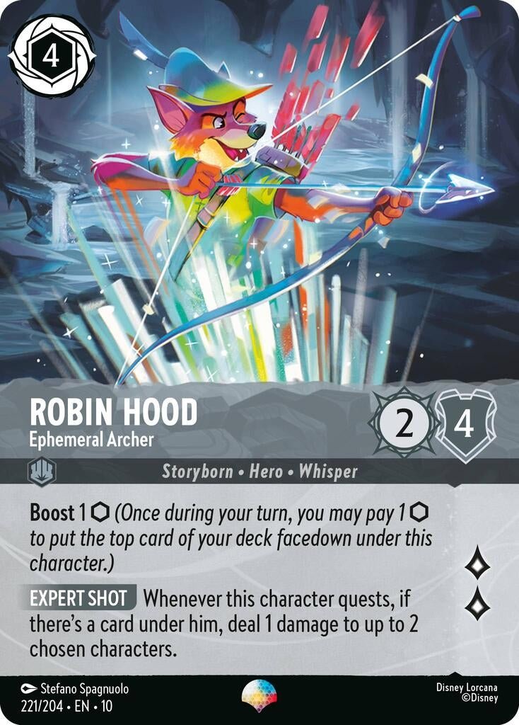 Ravensburger Robin Hood - Ephemeral Archer (Epic) (221/204) (Whispers in the Well) by LAB7 Malta, Europe