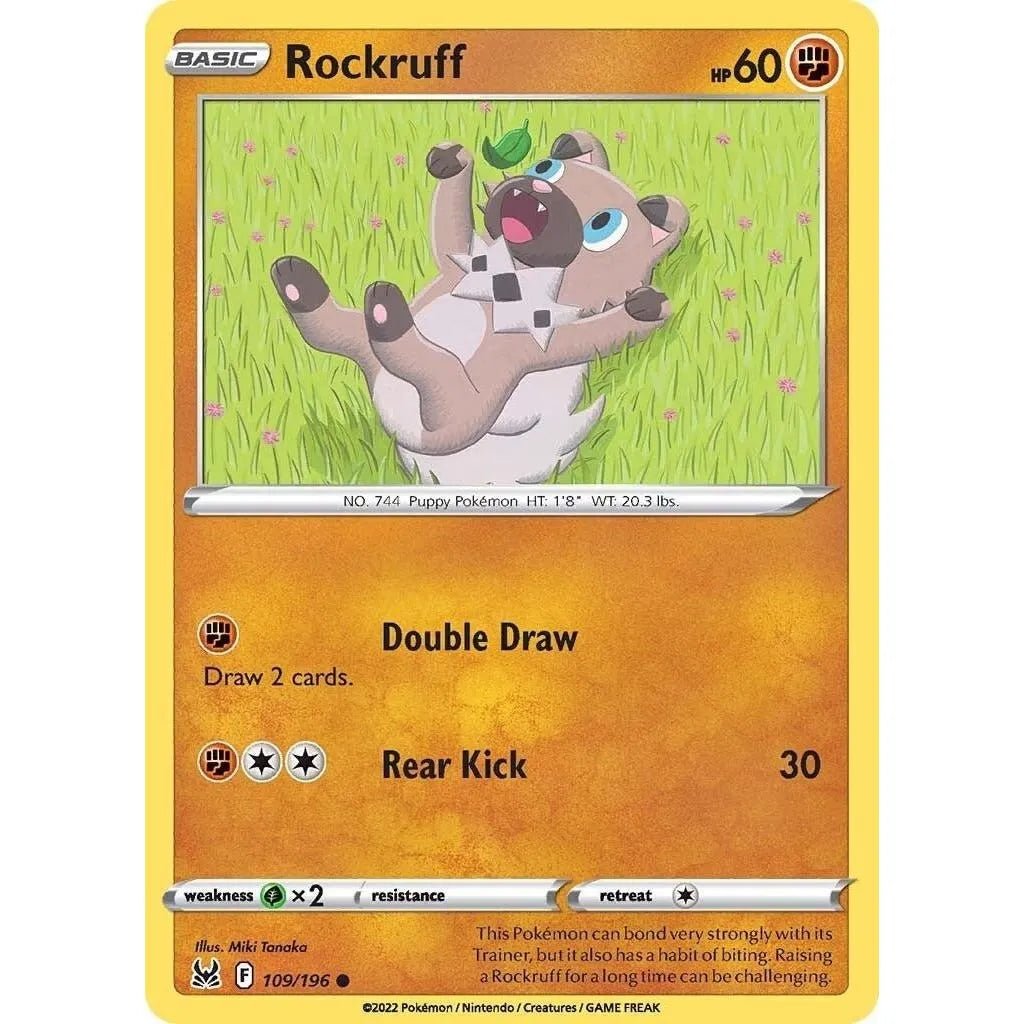 Rockruff (109/196) (SWSH11: Lost Origin) in Malta | LAB7