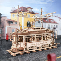 ROKR ROKR 3D Wooden Puzzle Classic City Tramcar LK801 by LAB7 Malta, Europe
