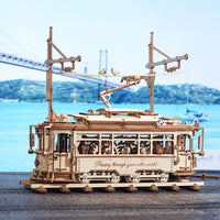 ROKR ROKR 3D Wooden Puzzle Classic City Tramcar LK801 by LAB7 Malta, Europe