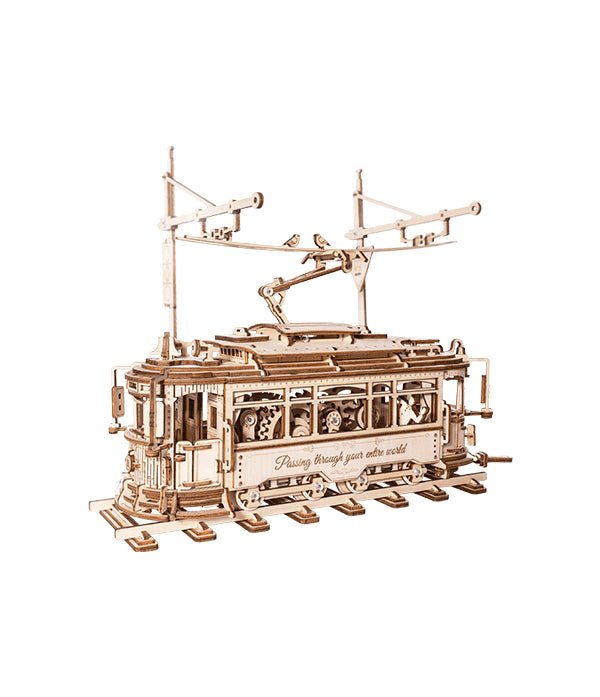 ROKR ROKR 3D Wooden Puzzle Classic City Tramcar LK801 by LAB7 Malta, Europe