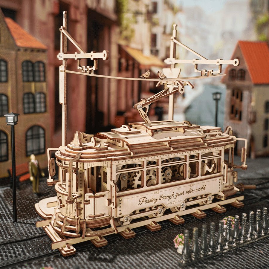 ROKR ROKR 3D Wooden Puzzle Classic City Tramcar LK801 by LAB7 Malta, Europe