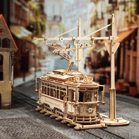 ROKR ROKR 3D Wooden Puzzle Classic City Tramcar LK801 by LAB7 Malta, Europe