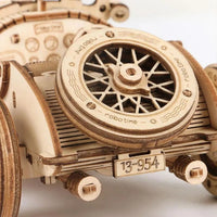 ROKR ROKR Grand Prix Car MC401 – 1:16 Vintage Sports Car 3D Wooden Puzzle by LAB7 Malta, Europe